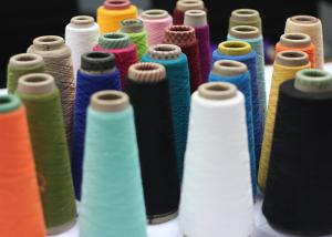 China Dope Dyed Spun Yarn And Filament Yarn , Polyester Filament Yarn For Necktie on sale