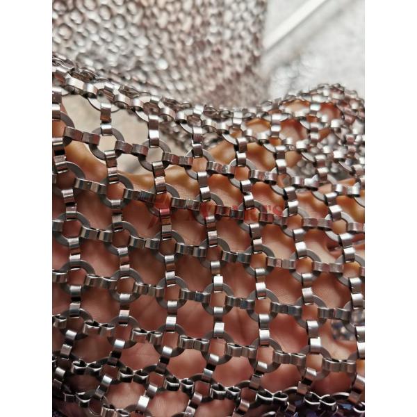 Metal Ring Metal Mesh Curtains With S Hook As Partition For Interior Decoration