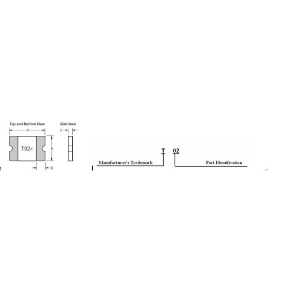 1210 1.75A PPTC Resettable Fuse / SMD Polyswitch Resettable Devices For Mobile Phone