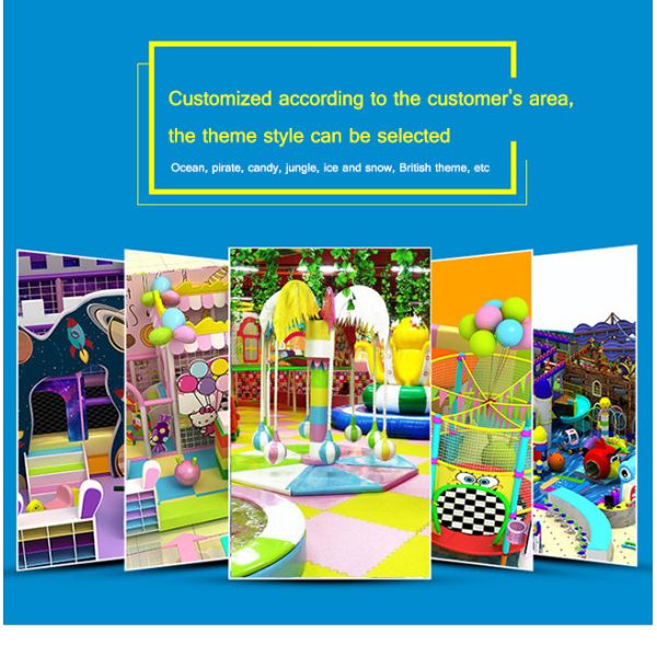 Customized Plastic Soft Play Kids Indoor Playground Equipment
