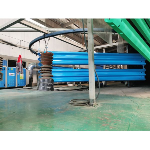 Road Traffic Safety Galvanized Metal Round Newel Post for Highway Guardrail Post