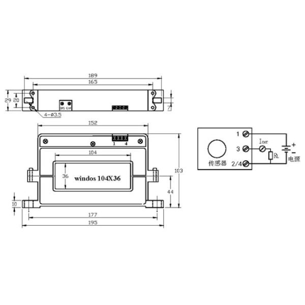 Open Loop DC Current Transmitter For Measure Currents Of DC AC Pulse Waveforms