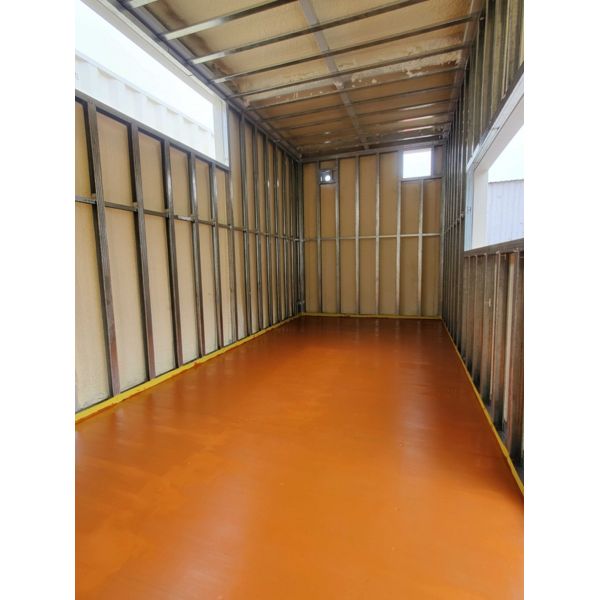Commercial Container Food Cart Street Mobile Towable Multifunctional Customized Container Cafe Shop With Staircase