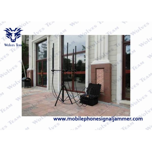 Portable Cellphone Signal Prison Jammer GPS WiFi Pelican Case RF Bomb Cellphone Signal Jammer