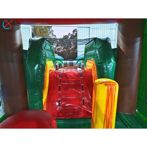 Factory Commercial Inflatable Coconut Trees Nature Themed Jumping Castle