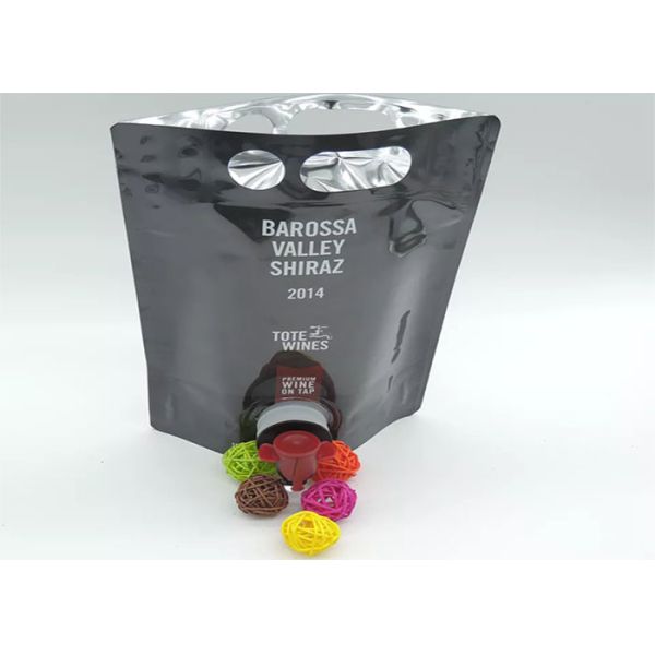 1l 2l 50l 220l Aseptic Bib Bag In Box With Spigot For Red Wine / Oil / Beverage