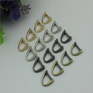 China Best fashion gun metal color zinc alloy d ring,11mm metal bag d ring on sale