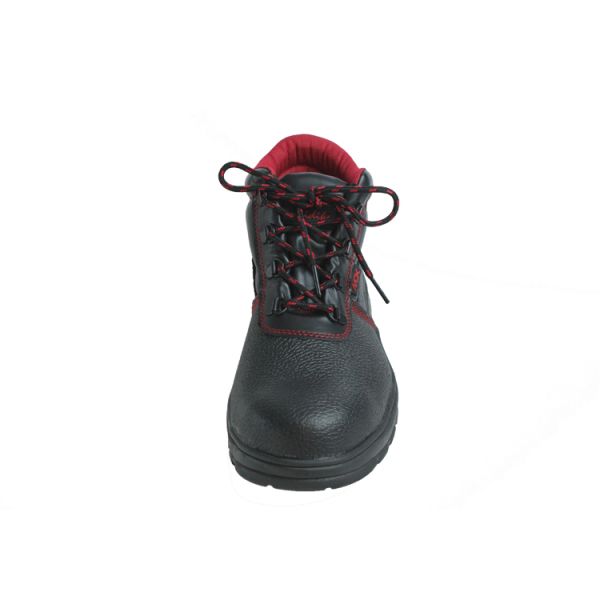 PU Outsole Material Anti Puncture Anti Smash Safety Shoes For Warehouse Workers Red Men Work Boots