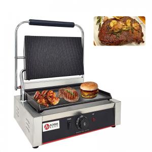 Buy cheap Kitchen Cooking Electric Panini Sandwich Maker with Cast Iron BBQ Grills and Plates product