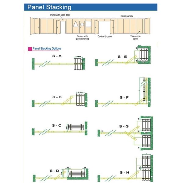 Soundproof Operable Sliding Partition Walls With Fabric MDF Hard Cover For Gymnasiums