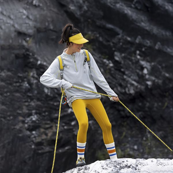 Custom Men's Quarter Zip Stand Collar Thermal Fleece Pullover Antibacterial Contrast Stitching Outdoor Hiking Top