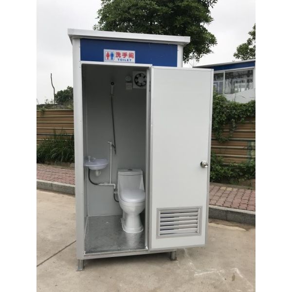 Eco Friendly Shipping Container Toilets , Temporary Prefab Mobile Toilet Container