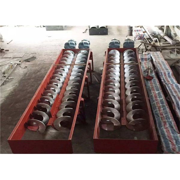 5.5KW 273mm Industrial Tubular Screw Conveyor 40tH With Wheels