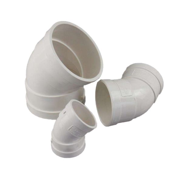 Water Trap PVC Drainage Pipe Deodorant Elbow Without Mouth P-Type Down