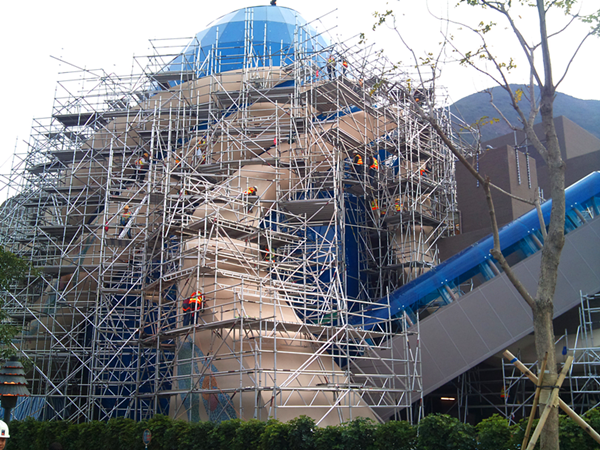 50.8MM Diameter Aluminium Alloy Scaffolding Lightweight For Complex Engineering