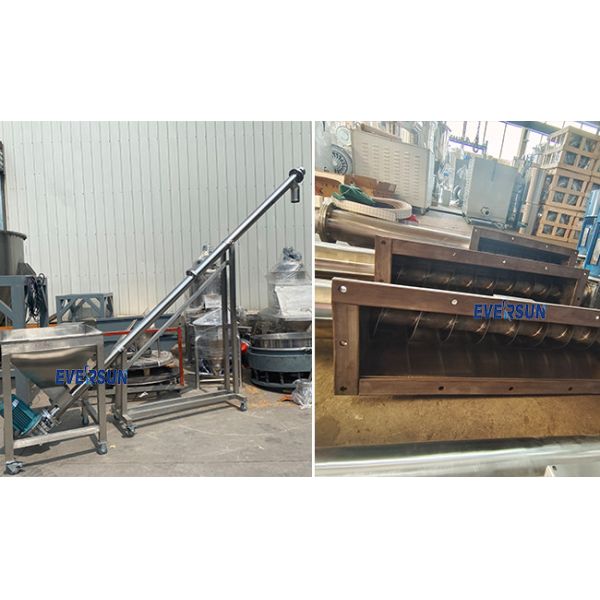 Electric Drive Type Small Screw Conveyor Auto Loader Concrete Screw Conveyor