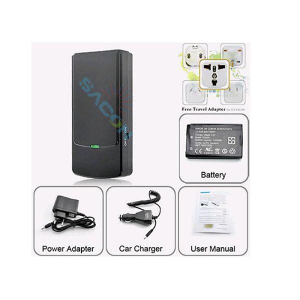 Mini Hidden Signal Jammer with 0.5W Output Power 10m Jamming Range and Built-in Battery