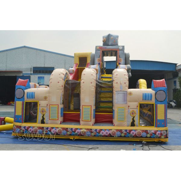 Customized Size Lanao Inflatable Robot Amusement Park