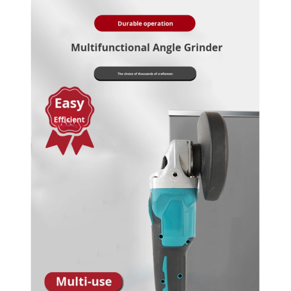 High Performance Rechargeable Brushless Electric Angle Grinder for DIY and Industrial Use