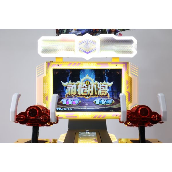 Coin Op Shooter Arcade Cabinet Double Players Video Gun Arcade Machine