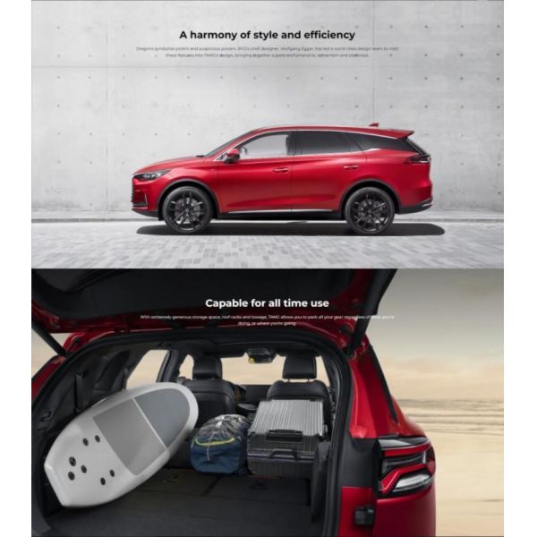 Byd Tang EV 635 Electric Car Energy 4-Wheel Drive SUV Made in with Automatic Gearbox