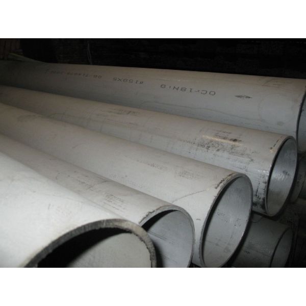 Round Type 304 Stainless Steel Pipe Good High Temperature Resistance