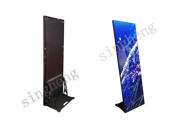 Quality Portable P3 LED Poster Display Built In 100 Pieces Large Capacity Storage for sale