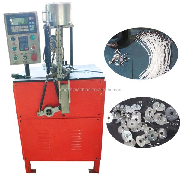 Automatic Pneumatic Cutting Wax Tealight Candle Cotton Wick Making Machine