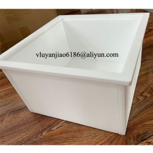 Rectangular PTFE Chemical Storage Tanks Double Sided Welding