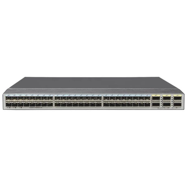 Stable Communication 48 Port Industrial Network POE Switch CE6 87 0-48 S 6 CQ-EI with Full-Duplex Half-Duplex Function