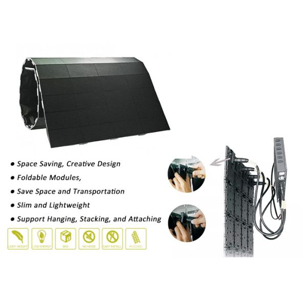 Light weight P6 Flexible Led Display with 192x192mm module