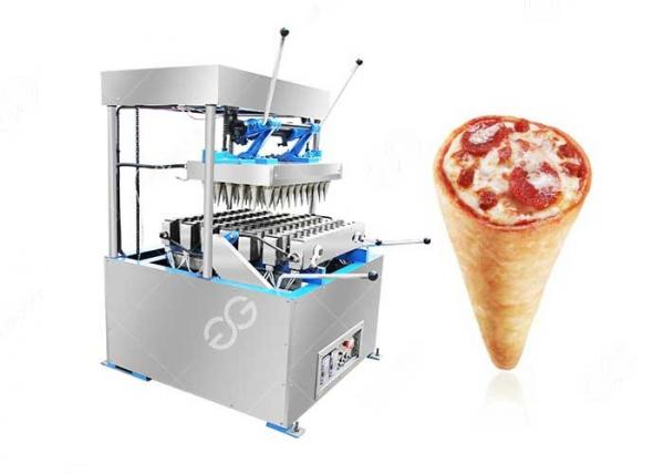 Quality Electric Pizza Cone Making Machine , Cone Pizza Equipment 5mm Thickness 1200PCS/H for sale