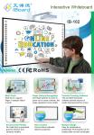 Iron Sheet IR Interactive Whiteboard With Windows Operating System And USB Data