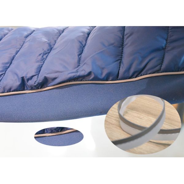 Customised Reflective Piping Tape Sewn Into Garment