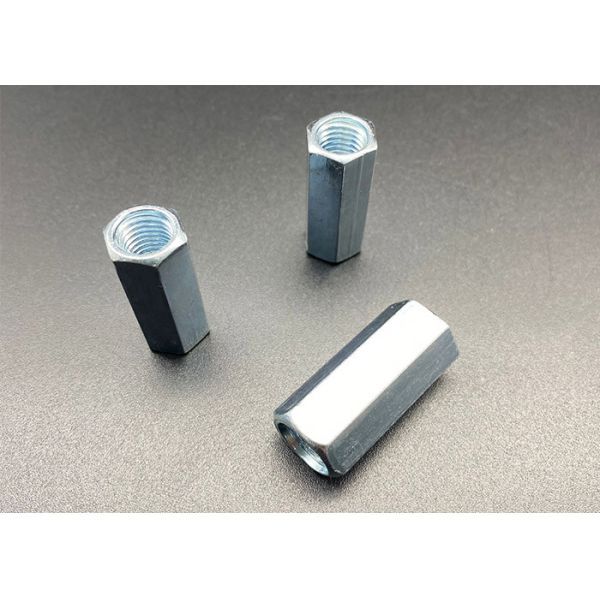 Electrical Zinc m6 m8 Hex Head Thread Rod Coupling Nuts