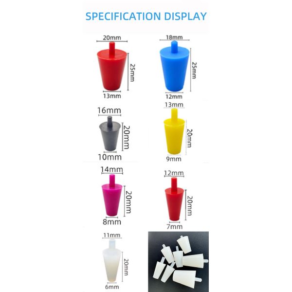 Industrial Silicone Seal Plug Kit for Sealing and Painting Protection in High Temperatures
