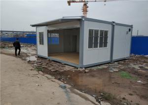 Buy cheap Staff Dormitory Prefab Storage Container Homes With Aluminum Sliding Window product