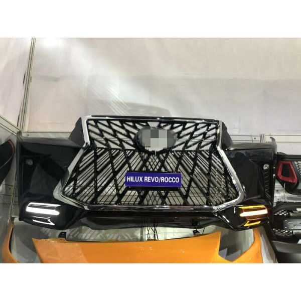 Hilux Revo Front Bumper Protector Guard Black Color