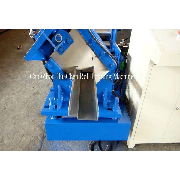 3 Tons Shutters Door Frame Roll Forming Machine 180mm Width With PLC Control