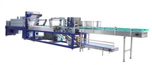Buy cheap Automatic Beverage PE Shrink Film Wrapping Machine For Glass Bottle Water Line product