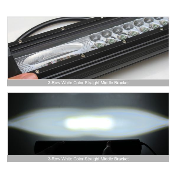 5D Projector 5 12 17 20 26 32 Inch Led Bar Light Combo For Off road Trucks Boat SUV ATV 4WD 4x4 Car White Strobe Driving