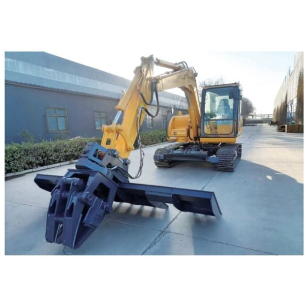 Excavator Attachment Sleeper Changer with 360 Degree Rotation High Efficiency and Wear-Resistant Manganese Steel for Railway Construction