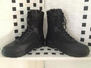 Buy cheap Hot sale black leather boot/combat boot product