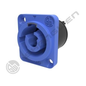 Buy cheap Ip44 Industrial Power Female Connector Indoor Use Blue Input from wholesalers