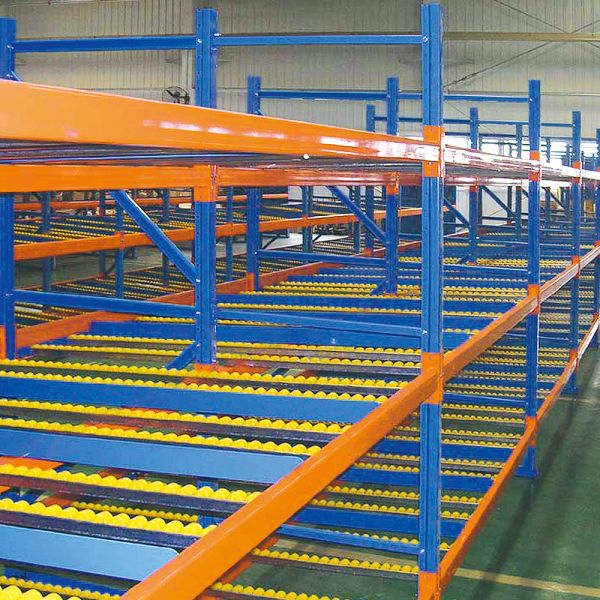Automation Equipment Carton Flow Rack , Warehouse Storage Gravity Flow Rack