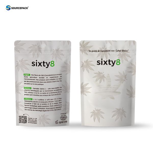 Printing Customizable Child-resistant Weed Bag for Safe and Secure Storage