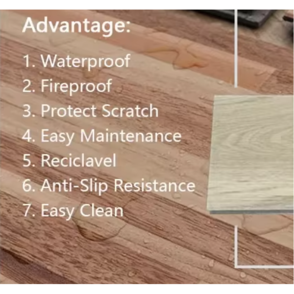 Engineered MDF HDF Laminated Wooden Flooring Soundproof Waterproof