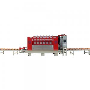 China Grinding Function PLC Automatic Continuous Granite Marble Stone Bush Hammering Machine on sale