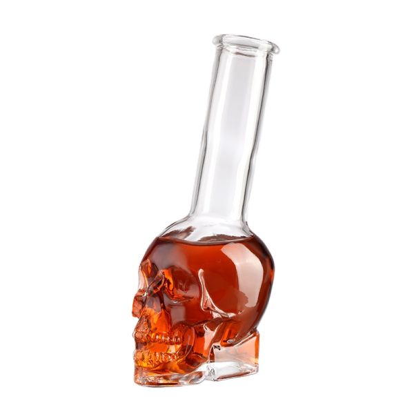 Rubber Stopper Sealing Type Creative Glass Bottles for Gin Clear and Empty