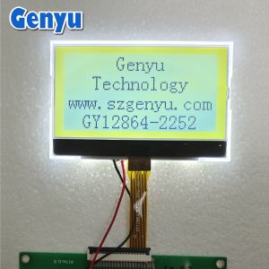 China 2.48 Inch Graphic LCD Display 128x64 Pixels STN Yellow-green With White Backlight on sale